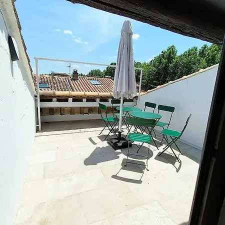 Rooftop De La Roquette Terrasse Clim 公寓 阿爾勒